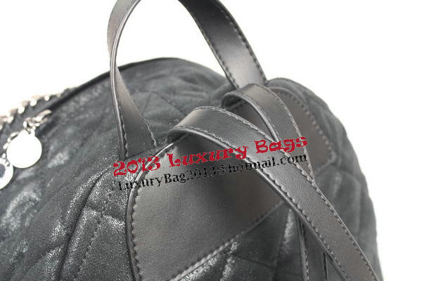 Stella McCartney Falabella PVC Fold Over Backpack 879 Black