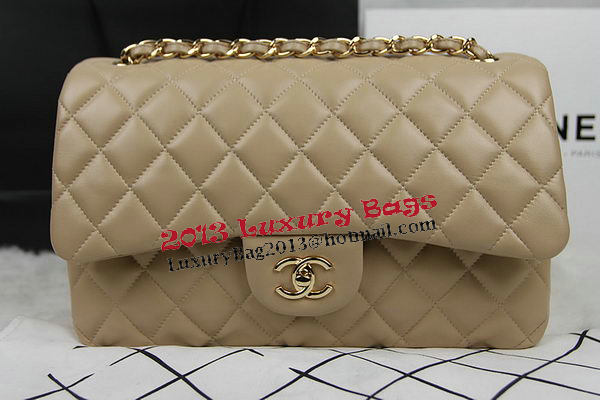 Chanel Classic Flap Bag Apricot Original Leather CF1113 Gold