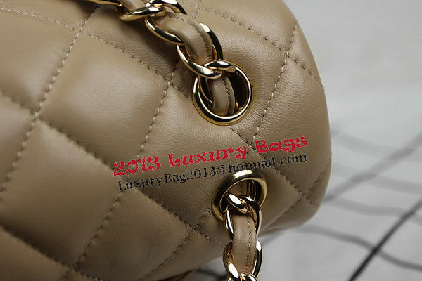 Chanel Classic Flap Bag Apricot Original Leather CF1113 Gold