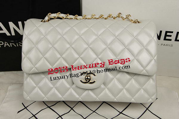 Chanel Classic Flap Bag OffWhite Original Leather CF1113 Gold