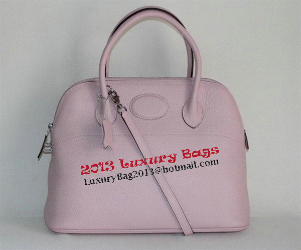 Hermes Bolide 37CM Calfskin Leather Tote Bags H509084 Light Pink