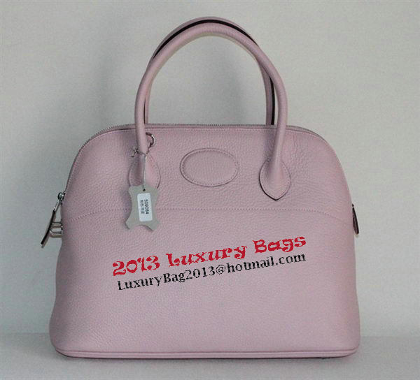 Hermes Bolide 37CM Calfskin Leather Tote Bags H509084 Light Pink