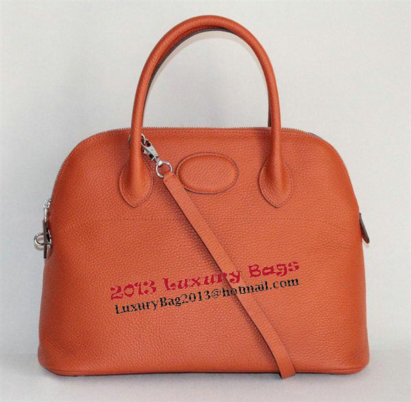 Hermes Bolide 37CM Calfskin Leather Tote Bags H509084 Orange