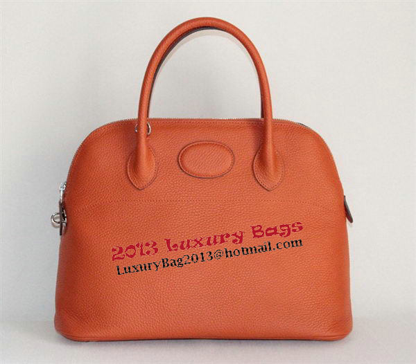 Hermes Bolide 37CM Calfskin Leather Tote Bags H509084 Orange