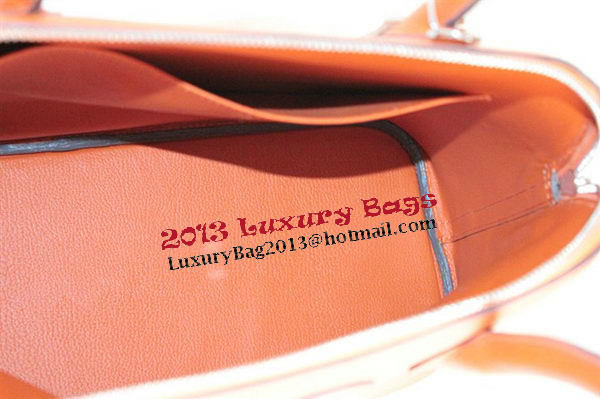 Hermes Bolide 37CM Calfskin Leather Tote Bags H509084 Orange