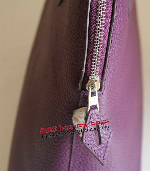 Hermes Bolide 37CM Calfskin Leather Tote Bags H509084 Purple