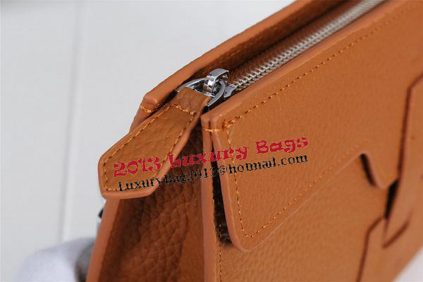 Hermes Jige Clutch Bag Calfskin Leather HQ8059 Wheat