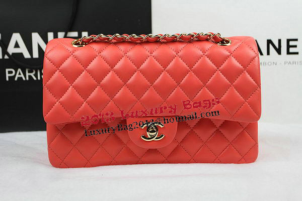 Chanel 2.55 Series Bags Orange Original Leather CFA1112 Gold