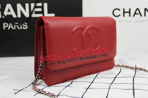 Chanel Original Leather mini Flap Bags A48654 Red