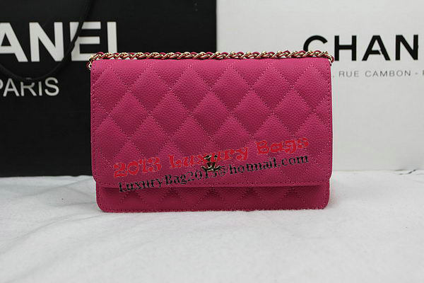 Chanel mini Flap Bag Original Suede Leather A33814 Rose