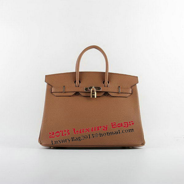 Hermes Birkin 35CM Tote Bags Wheat Grainy Leather H-35 Gold
