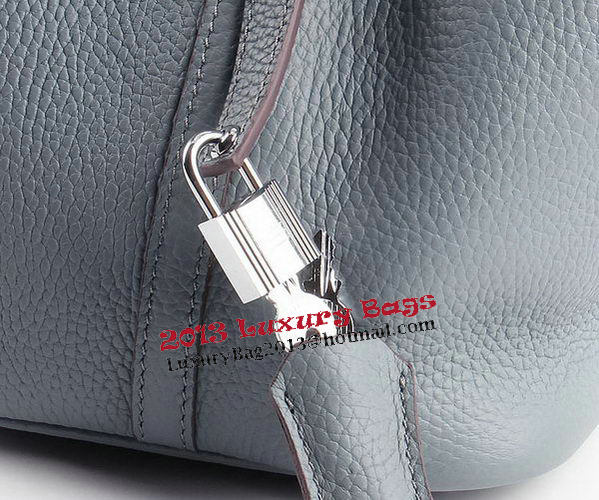 Hermes Picotin Lock MM Bags Clemence Leather H8616 Grey