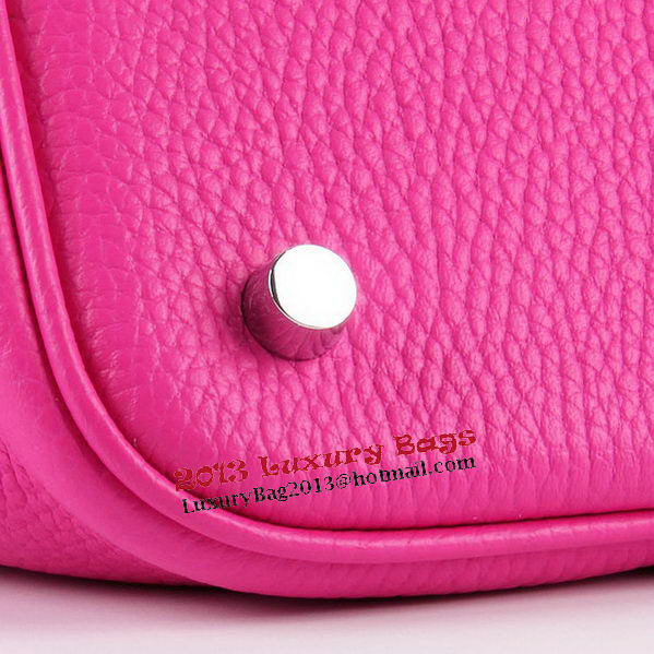 Hermes Picotin Lock MM Bags Clemence Leather H8616 Rose