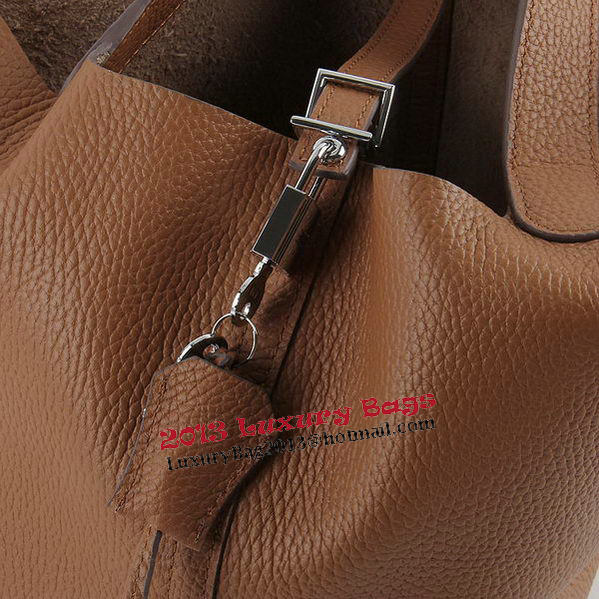 Hermes Picotin Lock MM Bags Clemence Leather H8616 Wheat