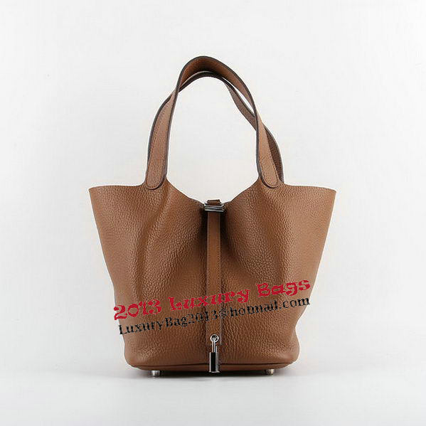 Hermes Picotin Lock MM Bags Clemence Leather H8616 Wheat