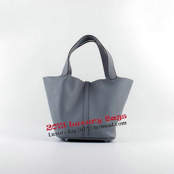 Hermes Picotin Lock PM Bags Clemence Leather H8615 Grey