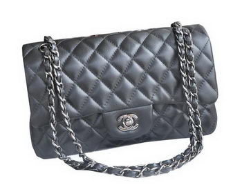 Chanel 2.55 Series Bags Sheepskin Leather A1117 Black