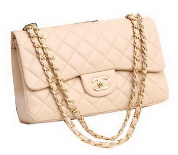 Chanel Jumbo Double Flaps Bags Original Lambskin Leather A36097 Apricot