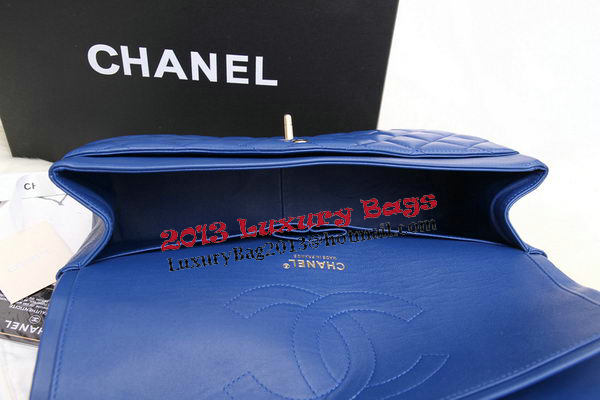 Chanel Jumbo Double Flaps Bags Original Lambskin Leather A36097 Blue