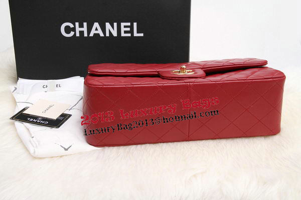 Chanel Jumbo Double Flaps Bags Original Lambskin Leather A36097 Burgundy