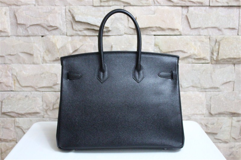 Hermes Birkin 35CM Tote Bag Clemence Leather H6089 Black/Rose/Pink/Green/Blue/Brown