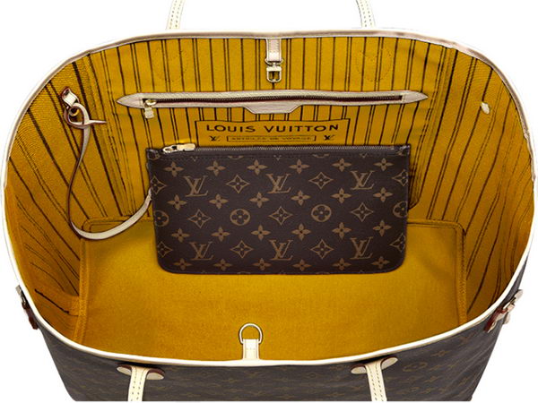 LOUIS VUITTON M40992 MONOGRAM CANVAS NEVERFULL GM MIMOSA