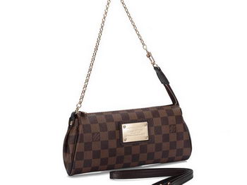 Louis Vuitton N55213 Damier Ebene Canvas Eva Clutch