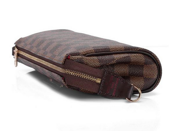 Louis Vuitton N55213 Damier Ebene Canvas Eva Clutch