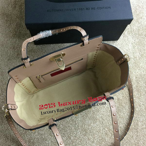 Valentino Garavani Rockstud mini Tote Bag Original Leather VG1916 Beige