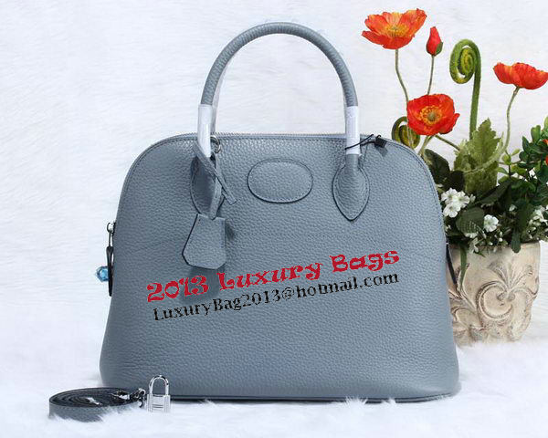 Hermes Bolide 31CM Calfskin Leather Tote Bag H509083 SkyBlue