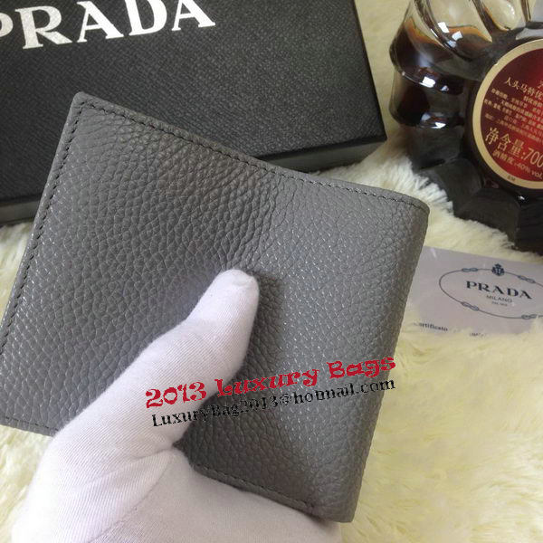 Prada Grainy Calf Leather Men Wallet 2M0513