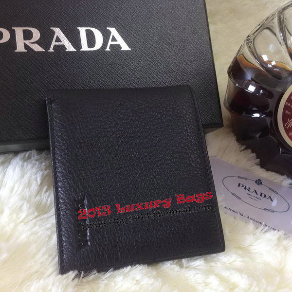 Prada Grainy Calf Leather Men Wallet 2M0513