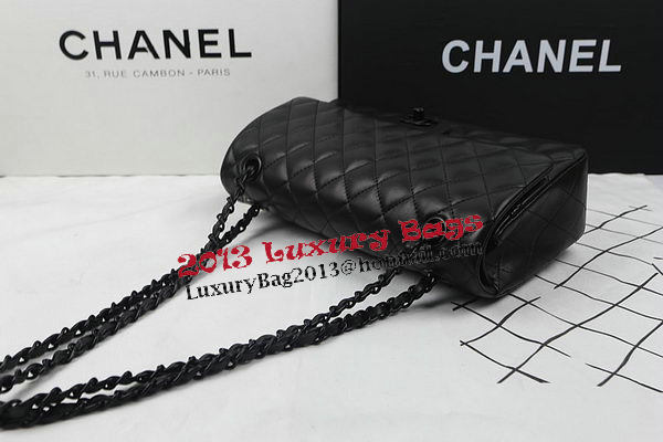 Chanel 2.55 Series Flap Bags Original Sheepskin Leather A1112 Black