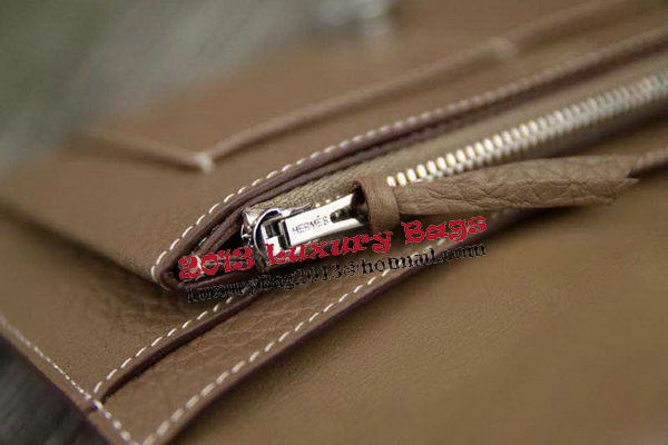 Hermes Compact Passport Holder Original Leather Wallet Grey Hermes Compact Passport Holder Original Leather Wallet Grey