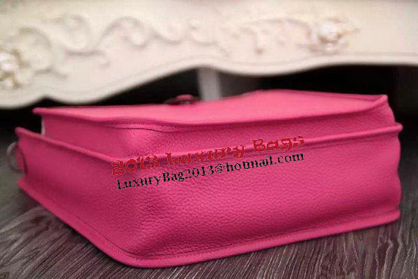 Hermes Evelyne 28cm Messenger Bag Original Leather H1188 Rose