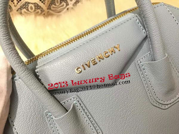 Givenchy mini Antigona Bag Goat Leather G1900 SkyBlue