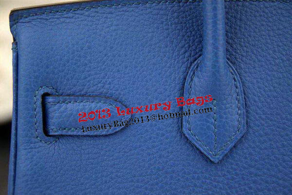 Hermes Birkin 35CM 30CM Tote Bag Original Leather HB35O Blue