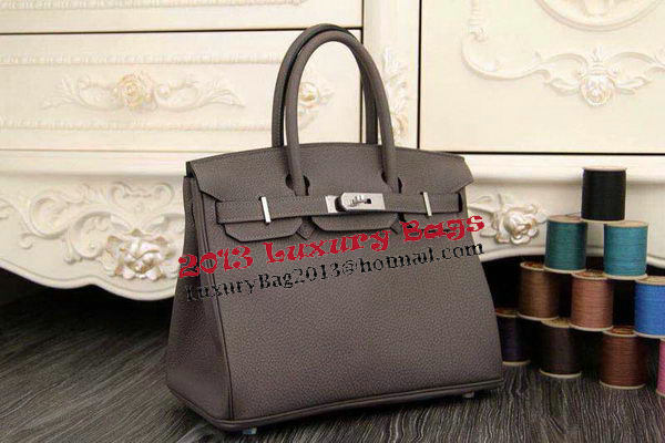 Hermes Birkin 35CM 30CM Tote Bag Original Leather HB35O Gray