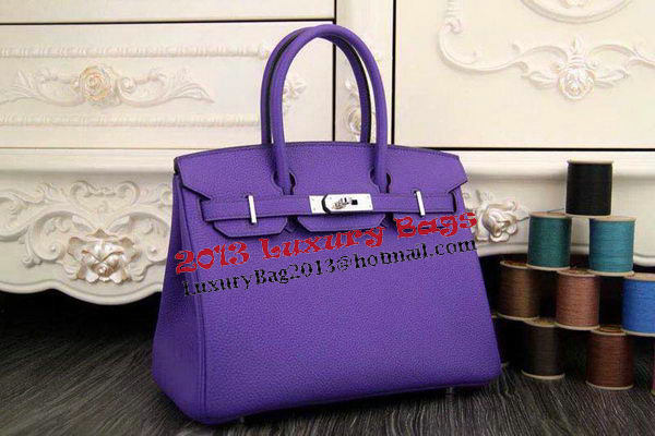 Hermes Birkin 35CM 30CM Tote Bag Original Leather HB35O Lavender