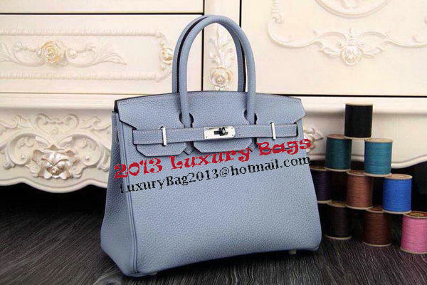 Hermes Birkin 35CM 30CM Tote Bag Original Leather HB35O Light Blue