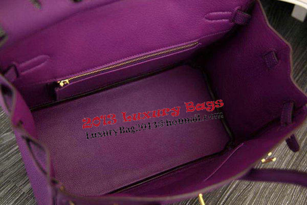 Hermes Birkin 35CM 30CM Tote Bag Original Leather HB35O Purple