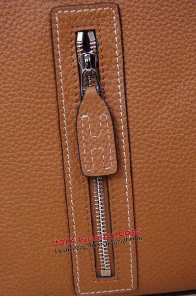 Hermes Briefcase Original Grainy Leather H8813T Wheat