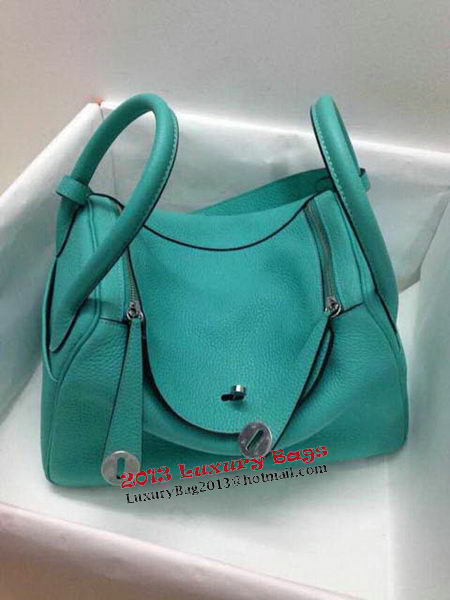 Hermes Lindy 30CM Original Leather Shoulder Bag HLD30 Green