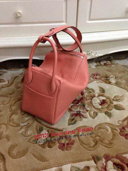 Hermes Lindy 30CM Original Leather Shoulder Bag HLD30 Pink