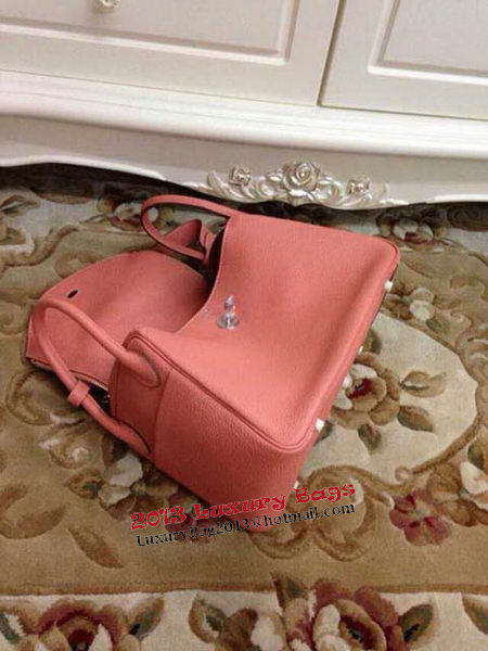 Hermes Lindy 30CM Original Leather Shoulder Bag HLD30 Pink