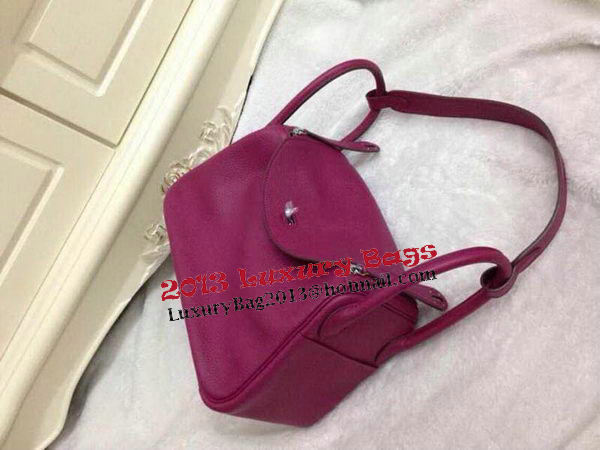 Hermes Lindy 30CM Original Leather Shoulder Bag HLD30 Purple