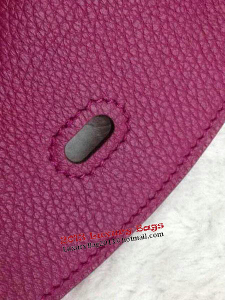 Hermes Lindy 30CM Original Leather Shoulder Bag HLD30 Purple