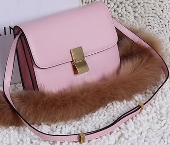 Celine Classic Box Small Flap Bag Calfskin C88007T Pink