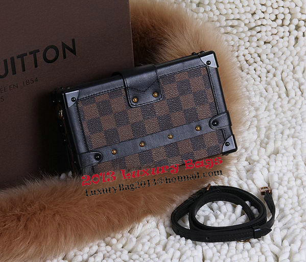 Louis Vuitton Petite Malle Damier Ebene Canvas Bag N41003