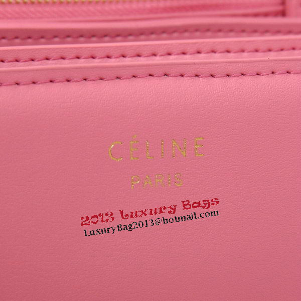 Celine Classic Box Small Flap Bag Smooth Leather C88007C Pink